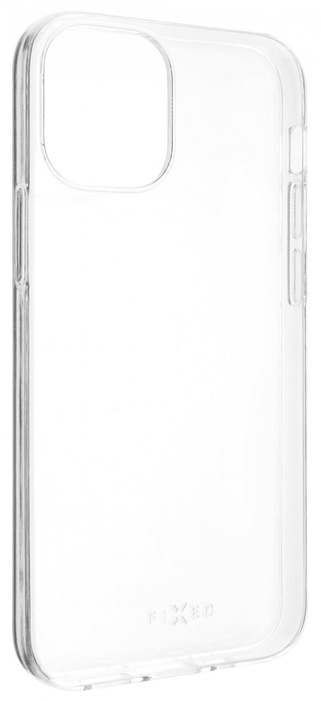 FIXED Ultratenké TPU gélové puzdro Skin pre Apple iPhone 12, 0,6 mm FIXTCS-557, číre